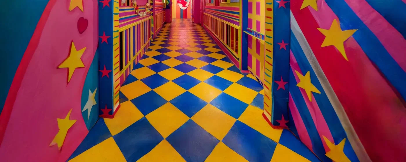 Carnival Funhouse 20’x8’ UltraCloth (240 x 96 inch) Backdrop