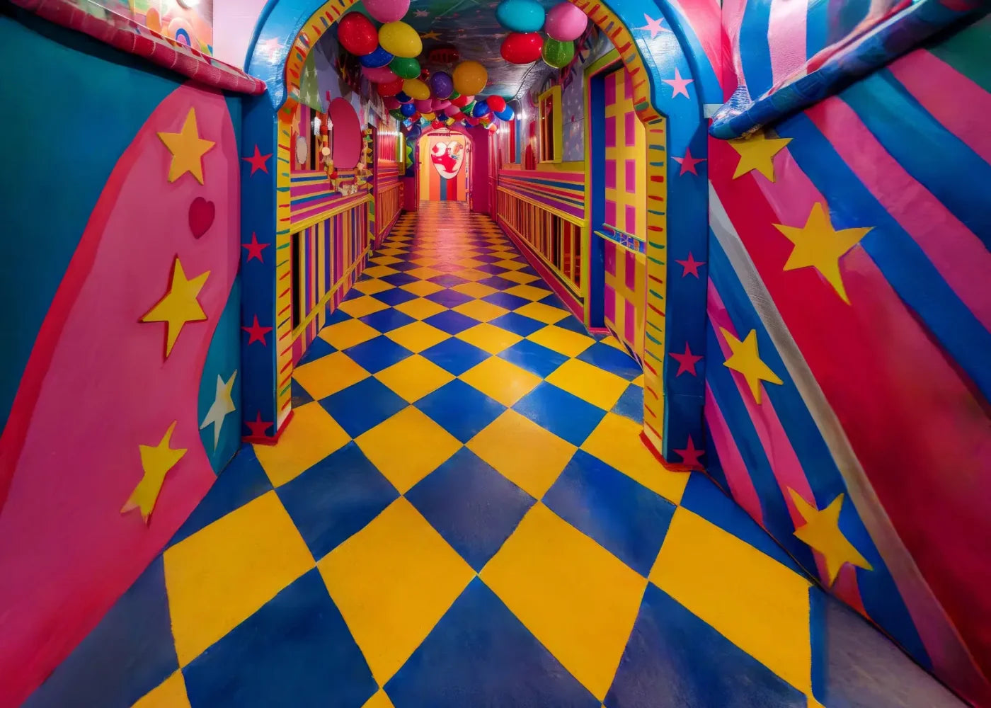 Carnival Funhouse 7’x5’ UltraCloth (84 x 60 inch) Backdrop