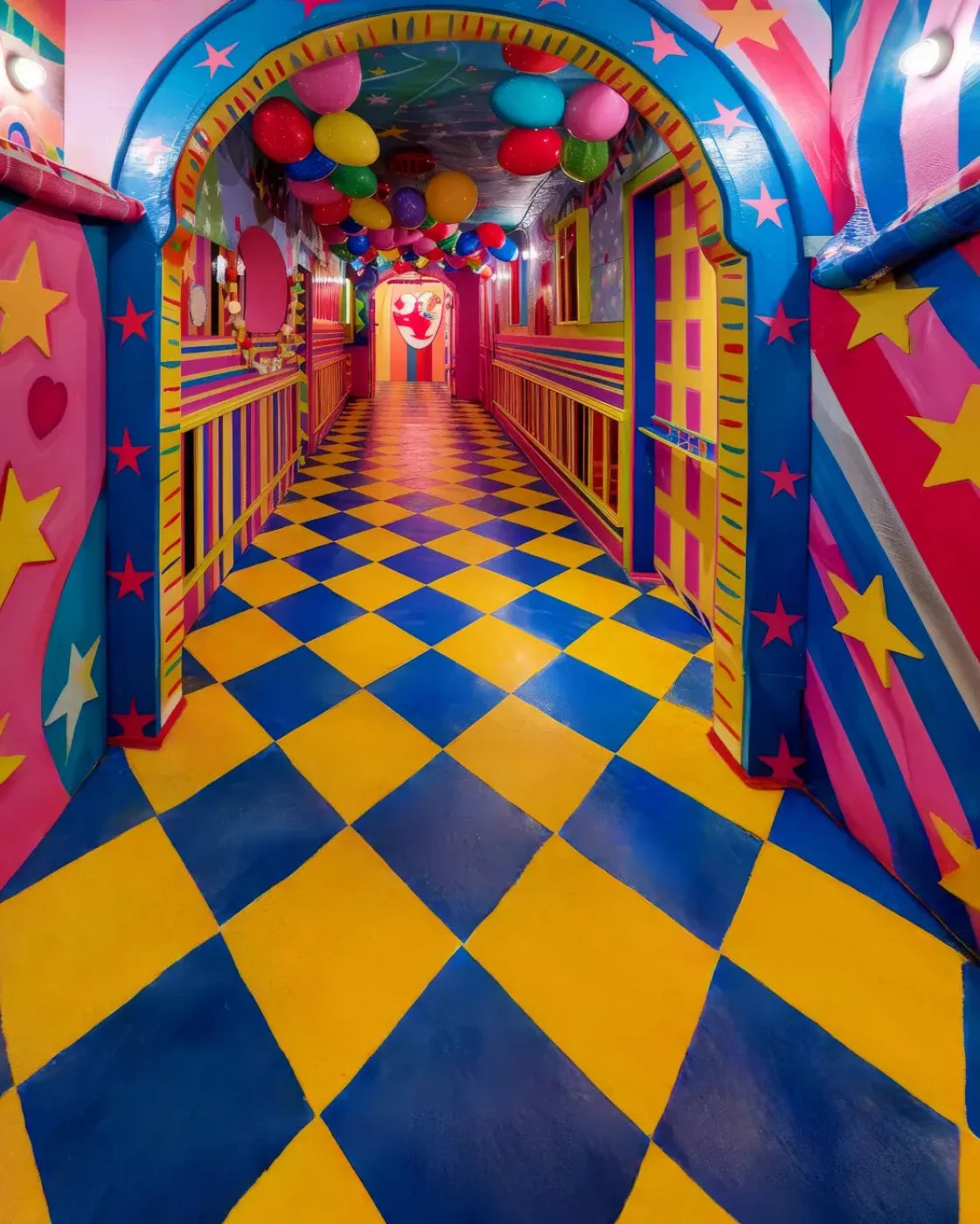 Carnival Funhouse 8’x10’ Fleece (96 x 120 inch) Backdrop