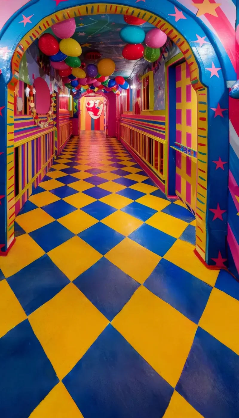 Carnival Funhouse 8’x14’ UltraCloth (96 x 168 inch) Backdrop