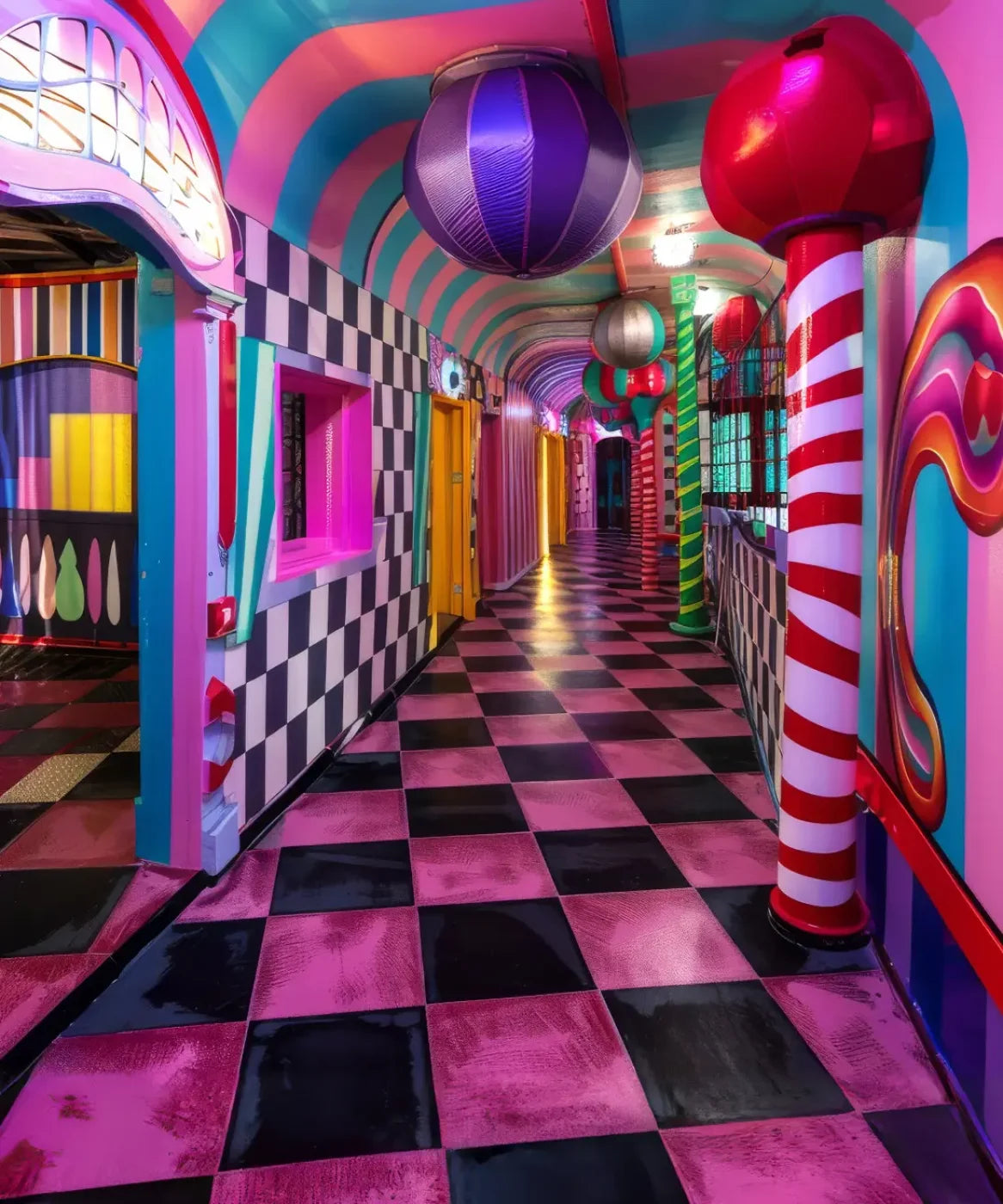 Carnival Funhouse I 10’x12’ UltraCloth (120 x 144 inch) Backdrop