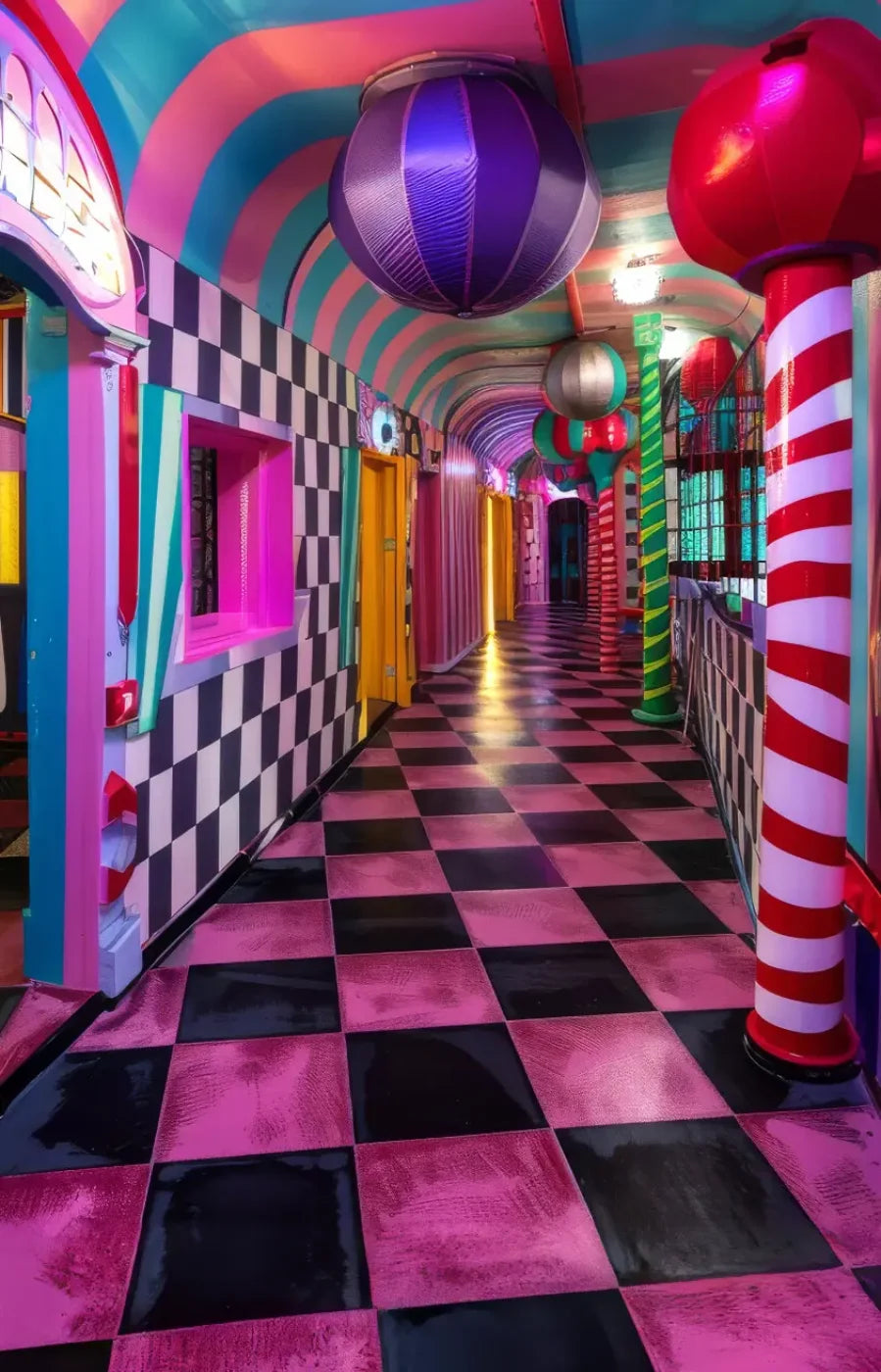 Carnival Funhouse I 9’x14’ UltraCloth (108 x 168 inch) Backdrop