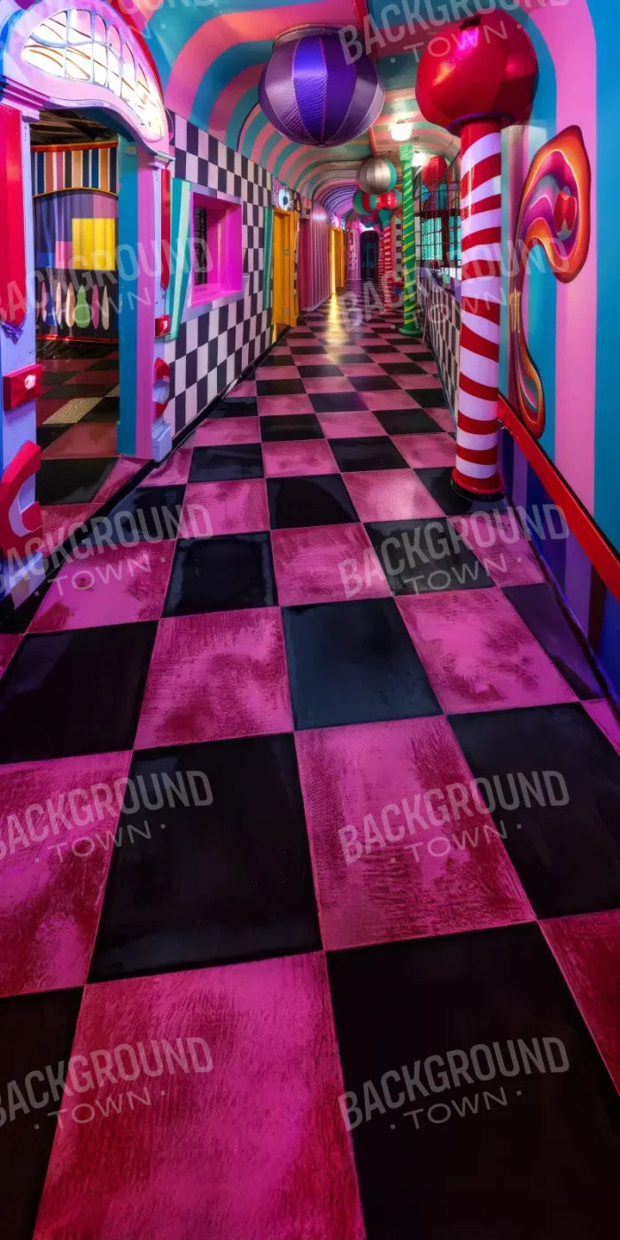 Carnival Funhouse Sweep 8’x16’ UltraCloth (96 x 192 inch) Backdrop