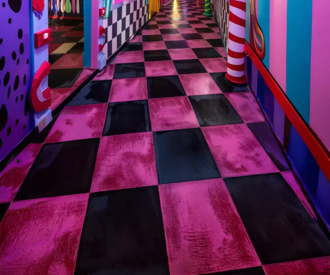 Carnival Funhouse Sweep 5’x4’2 Fleece (60 x 50 inch) Backdrop