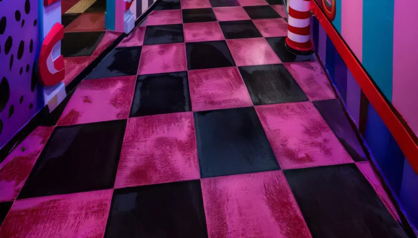 Carnival Funhouse Sweep 14’x8’ UltraCloth (168 x 96 inch) Backdrop