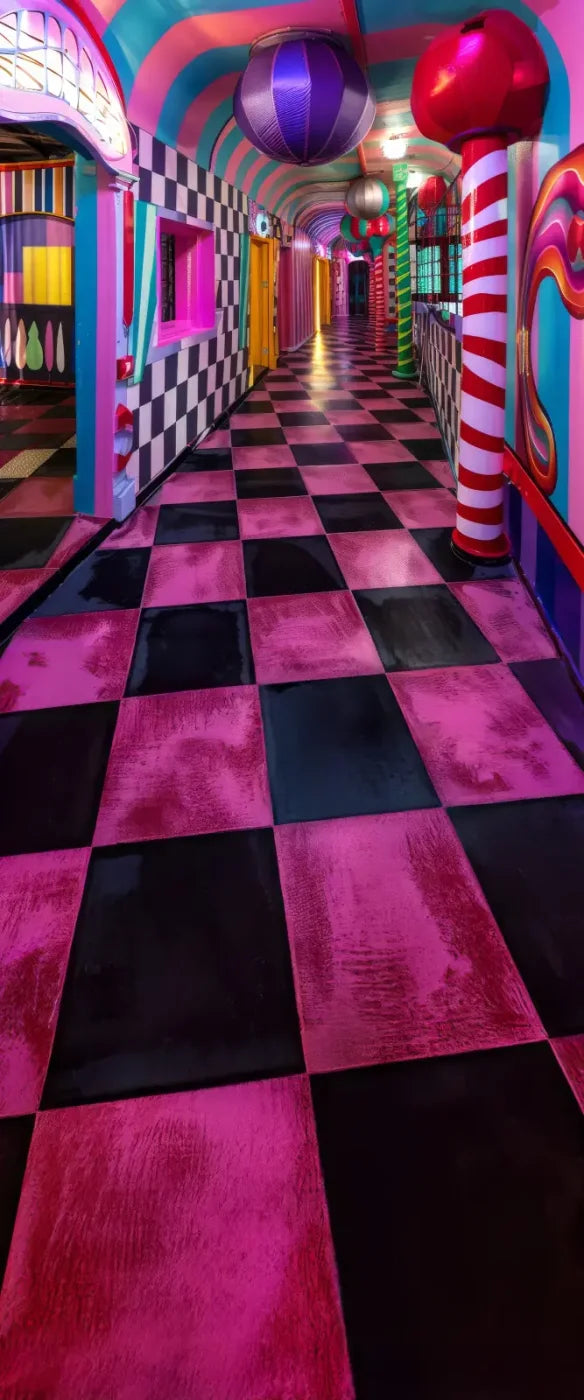 Carnival Funhouse Sweep 5’x12’ UltraCloth for Westcott X Drop (60 x 144 inch) Backdrop