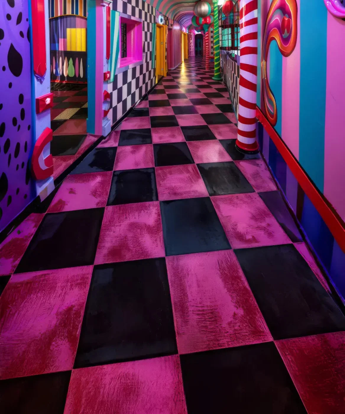 Carnival Funhouse Sweep 10’x12’ UltraCloth (120 x 144 inch) Backdrop