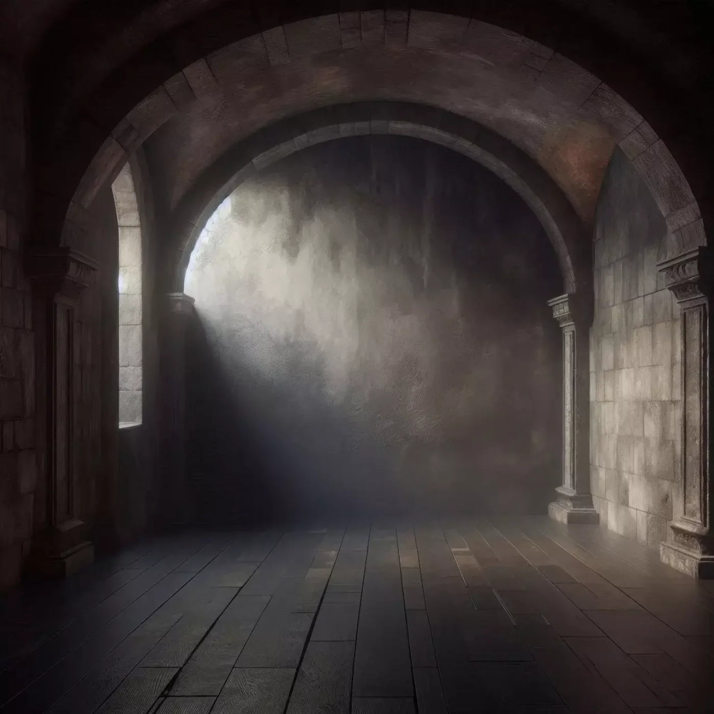 Castle Walls 10’X10’ Ultracloth (120 X Inch) Backdrop