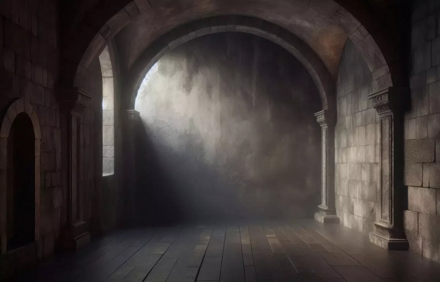 Castle Walls 14’X9’ Ultracloth (168 X 108 Inch) Backdrop
