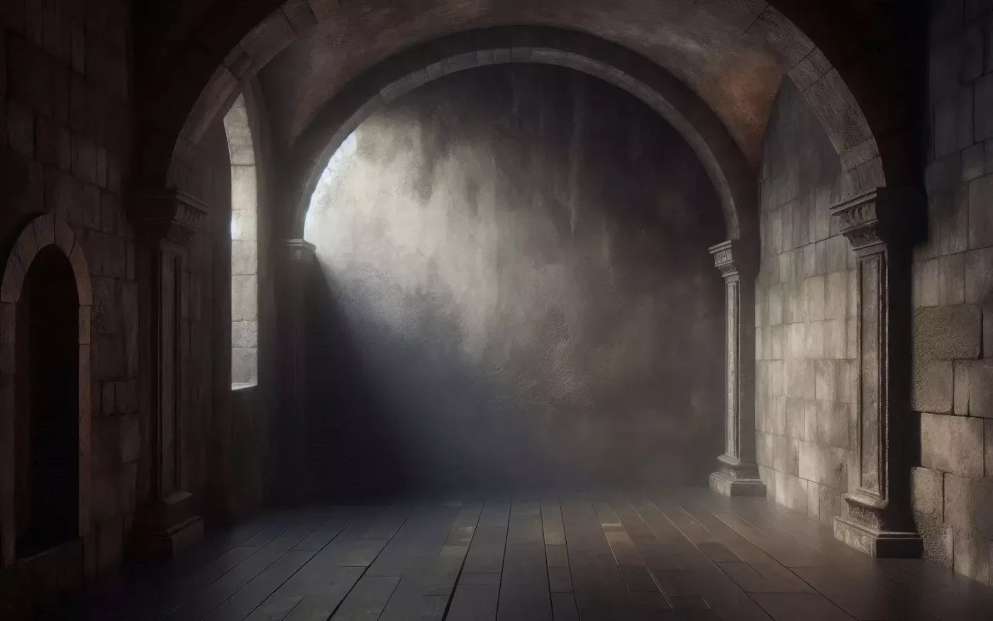 Castle Walls 16’X10’ Ultracloth (192 X 120 Inch) Backdrop
