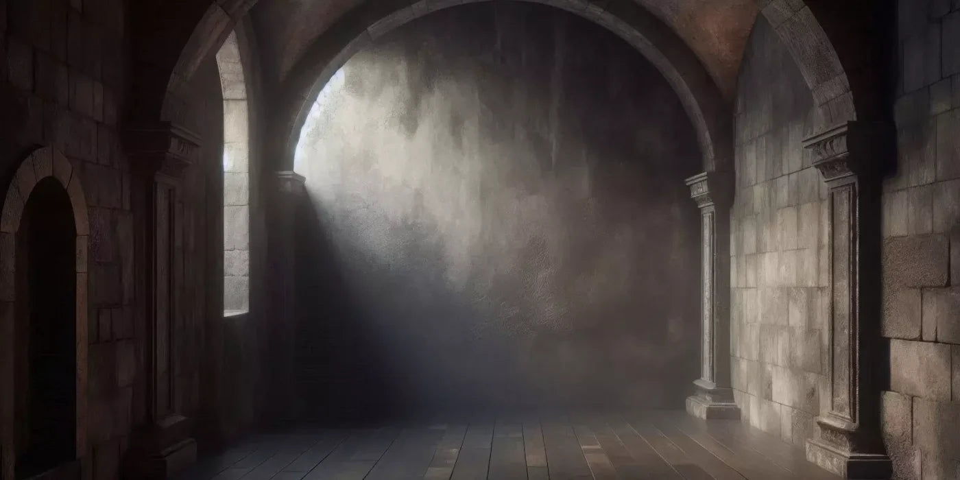 Castle Walls 20’X10’ Ultracloth (240 X 120 Inch) Backdrop