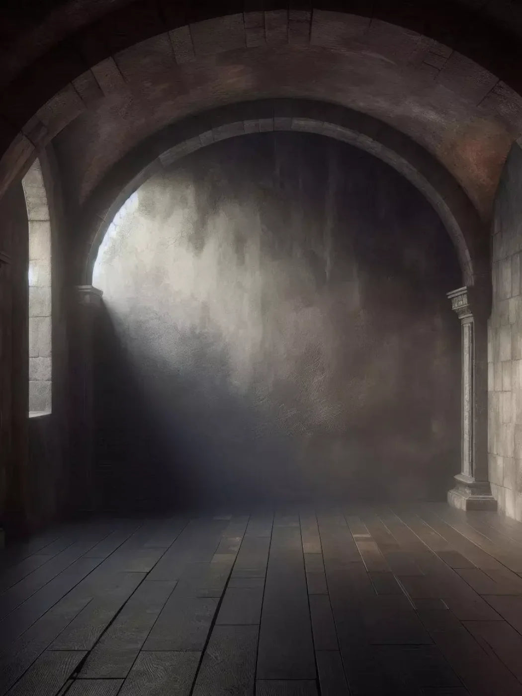Castle Walls 6’X8’ Fleece (72 X 96 Inch) Backdrop
