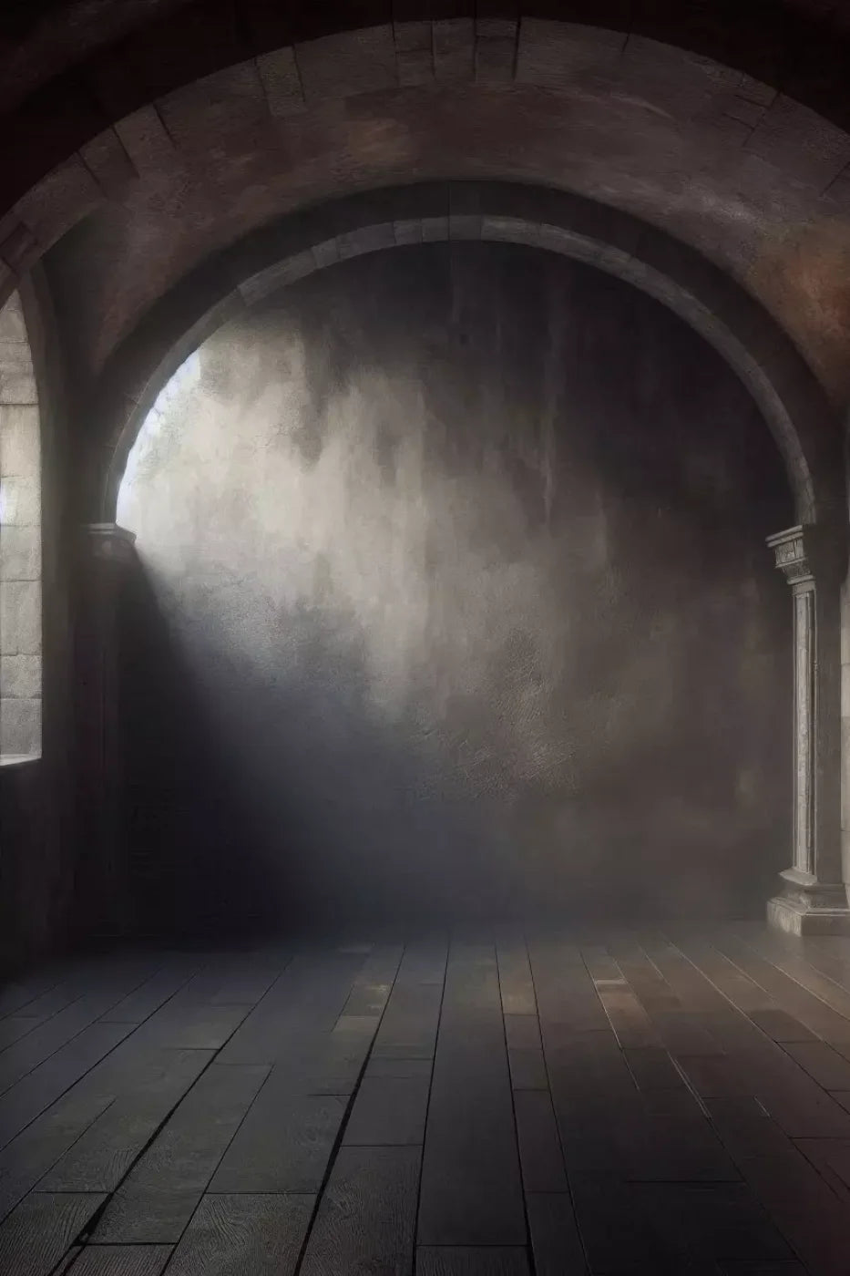 Castle Walls 8’X12’ Ultracloth (96 X 144 Inch) Backdrop