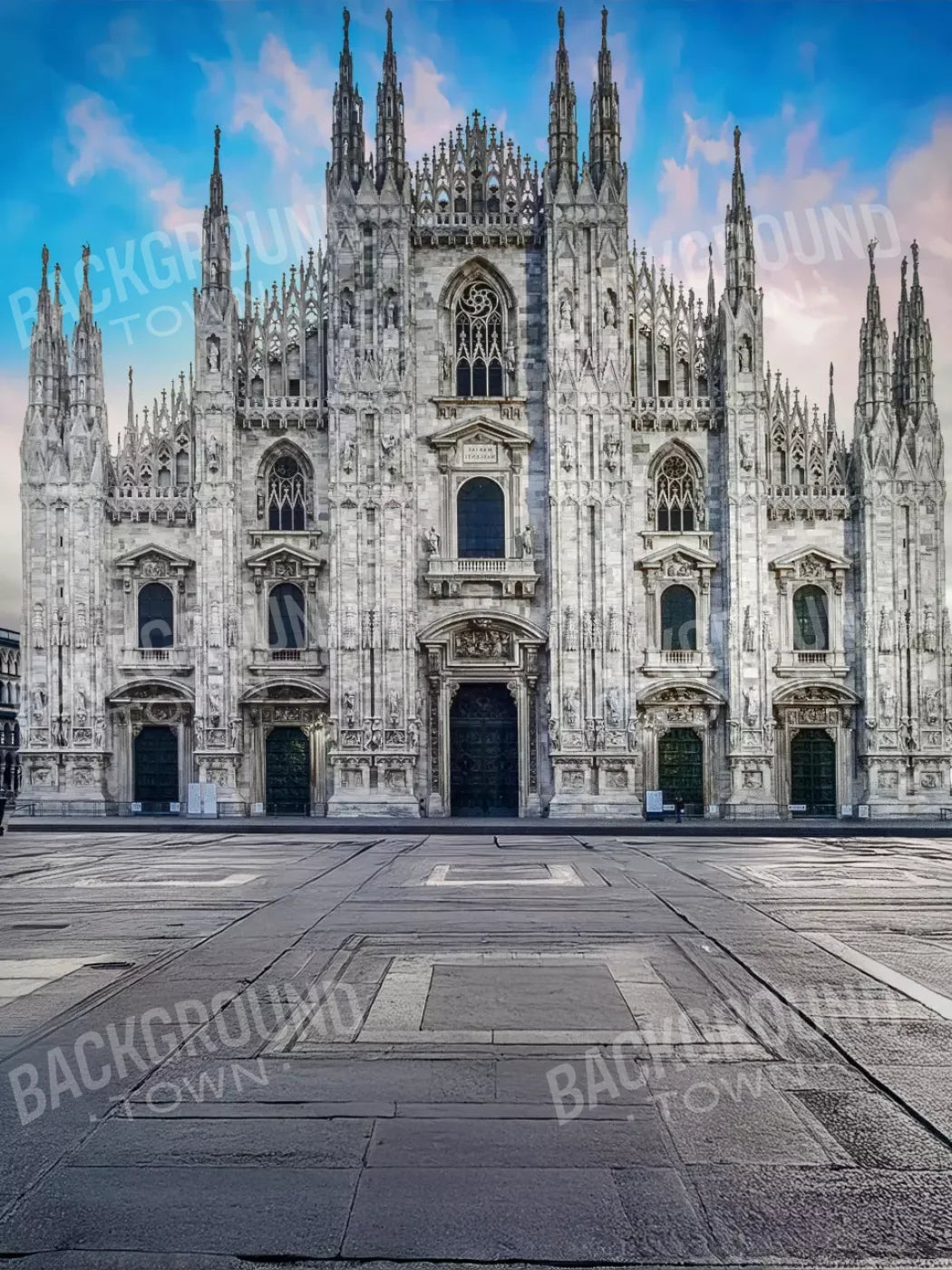 Cathedral Milan 5’x6’8 Fleece (60 x 80 inch) Backdrop