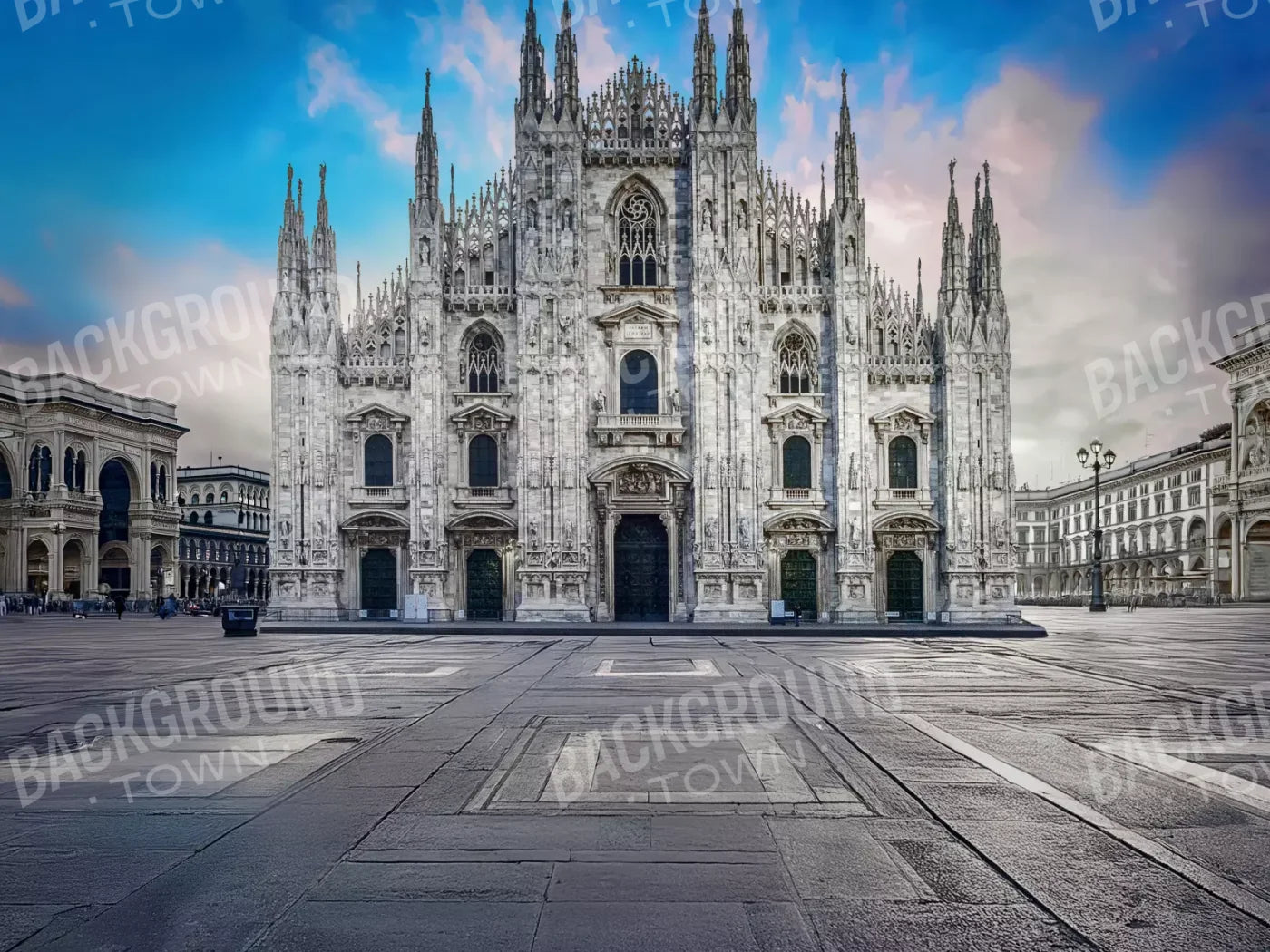 Cathedral Milan 6’8x5’ Fleece (80 x 60 inch) Backdrop