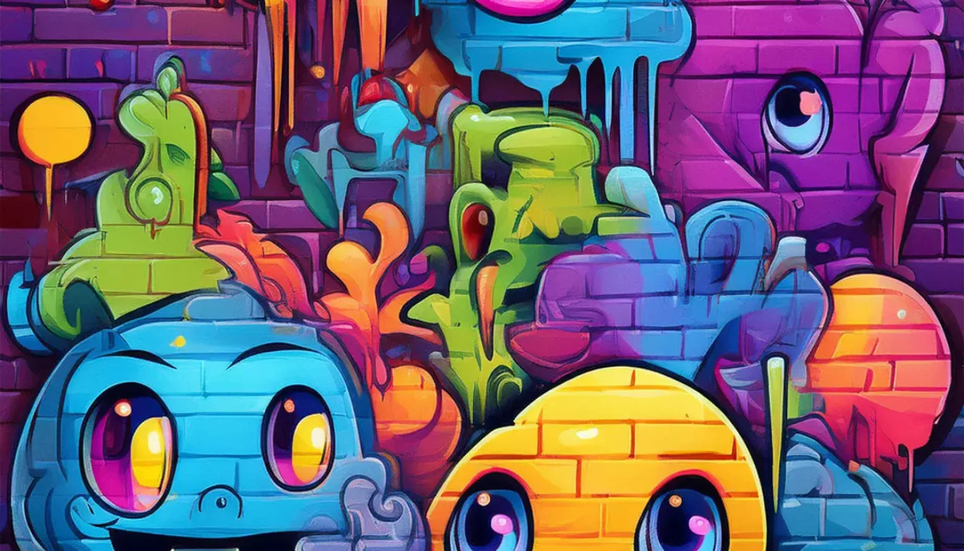 Character Graffiti 2 14’X8’ Ultracloth (168 X 96 Inch) Backdrop