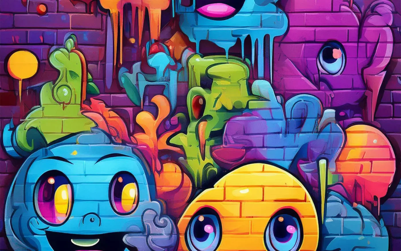 Character Graffiti 2 16’X10’ Ultracloth (192 X 120 Inch) Backdrop
