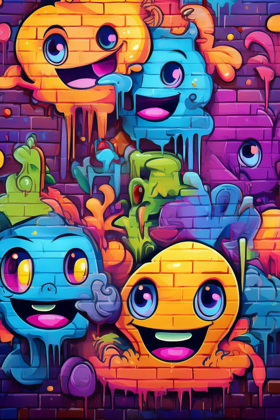 Character Graffiti 2 8’X12’ Ultracloth (96 X 144 Inch) Backdrop