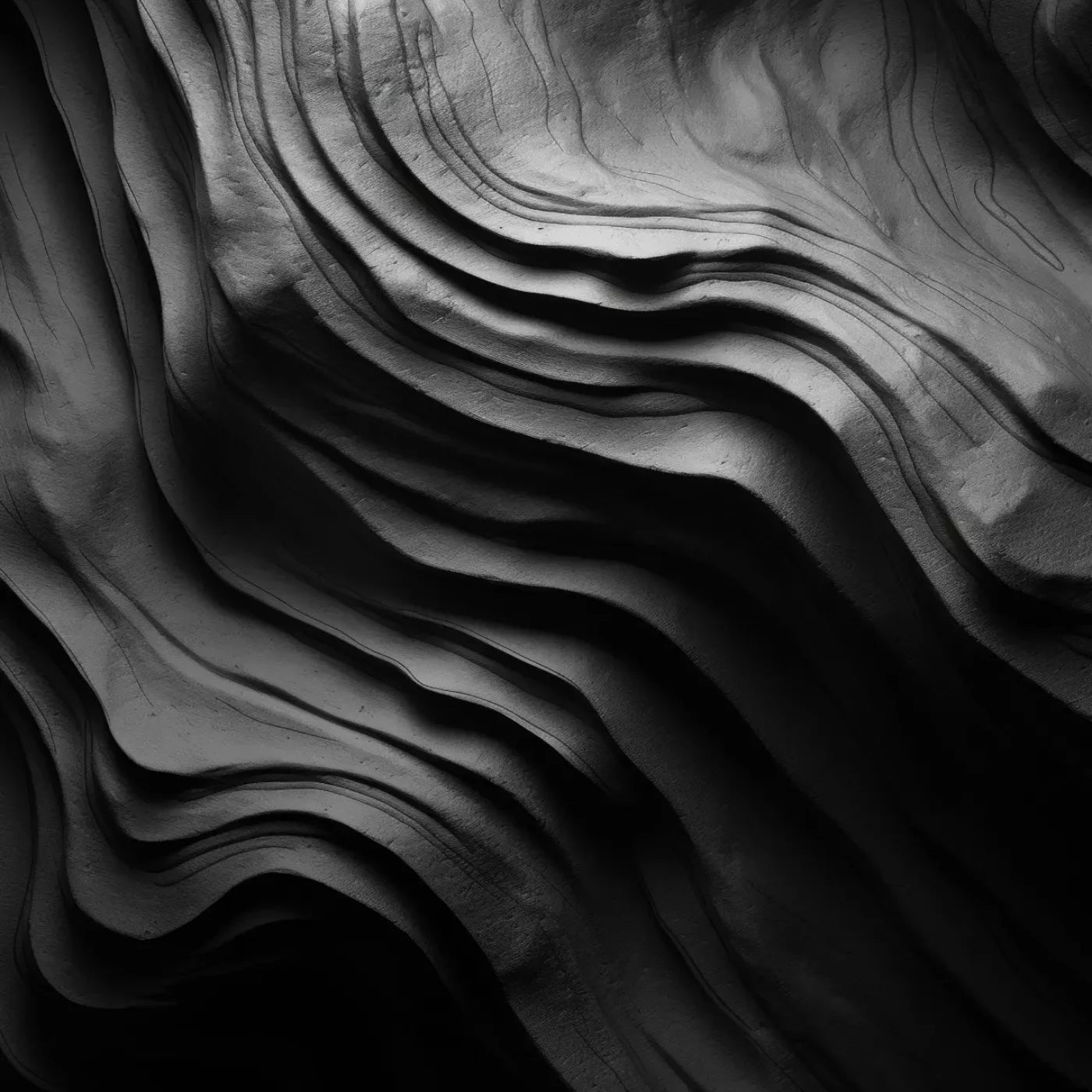 Charcoal Waves 10’X10’ Ultracloth (120 X Inch) Backdrop