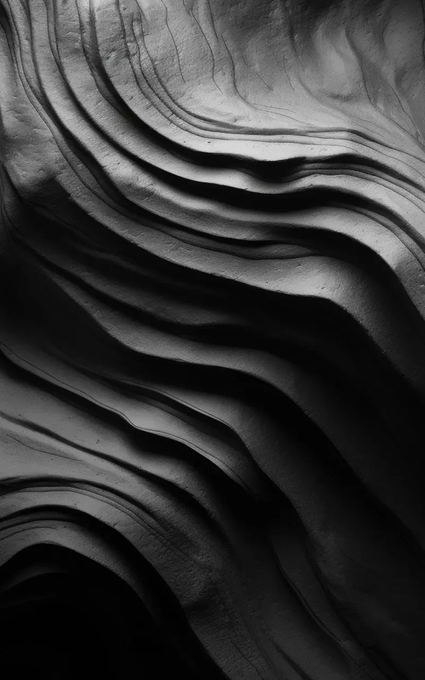 Charcoal Waves 10’X16’ Ultracloth (120 X 192 Inch) Backdrop