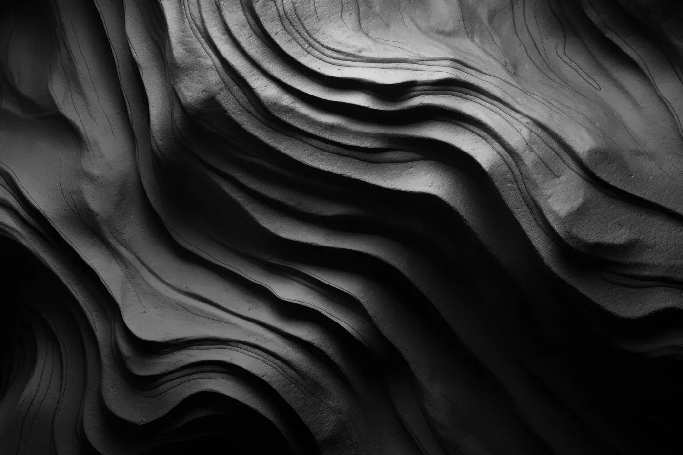 Charcoal Waves 12’X8’ Ultracloth (144 X 96 Inch) Backdrop