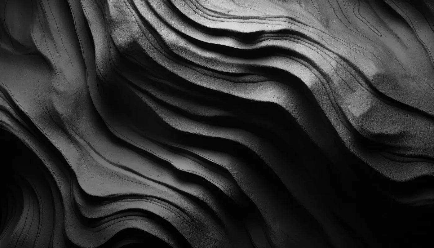 Charcoal Waves 14’X8’ Ultracloth (168 X 96 Inch) Backdrop