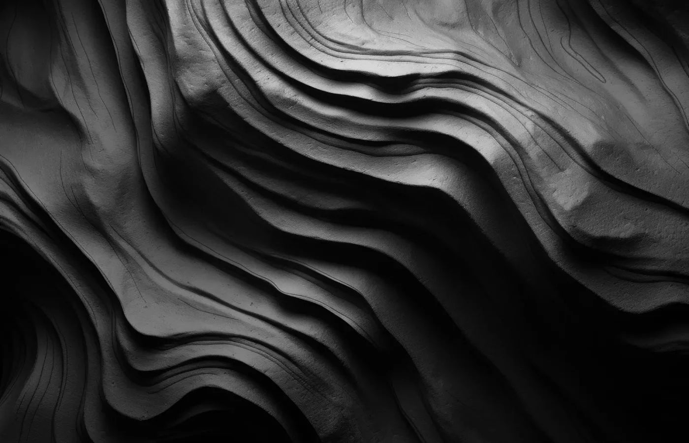 Charcoal Waves 14’X9’ Ultracloth (168 X 108 Inch) Backdrop