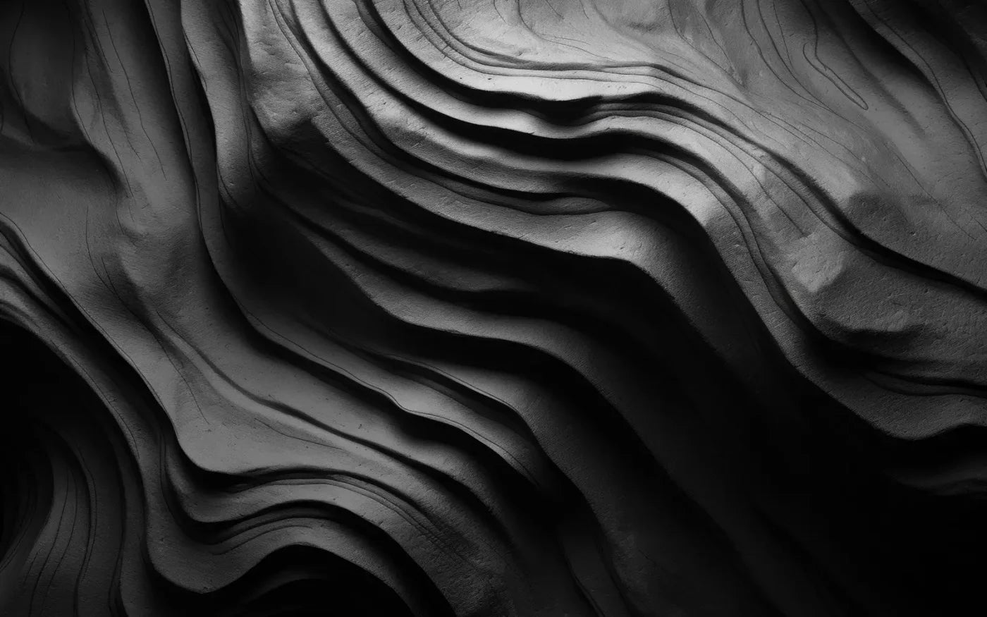 Charcoal Waves 16’X10’ Ultracloth (192 X 120 Inch) Backdrop