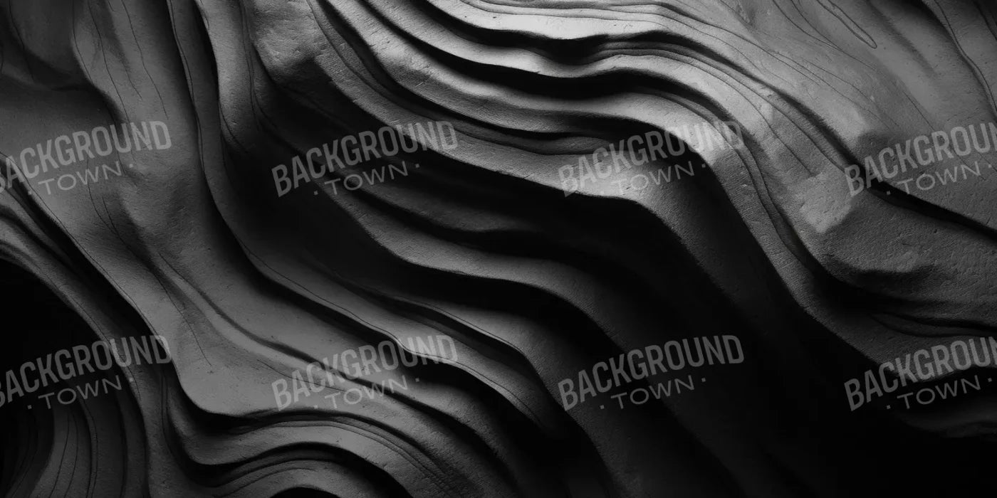Charcoal Waves 20’X10’ Ultracloth (240 X 120 Inch) Backdrop