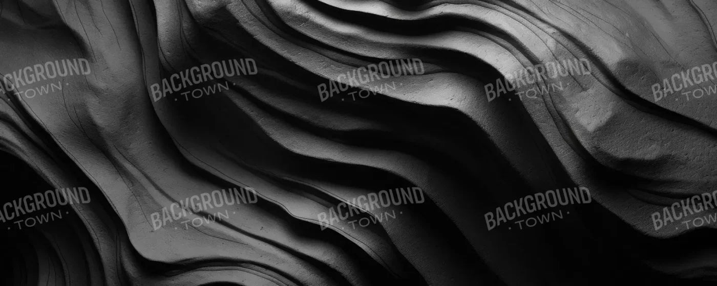 Charcoal Waves 20’X8’ Ultracloth (240 X 96 Inch) Backdrop