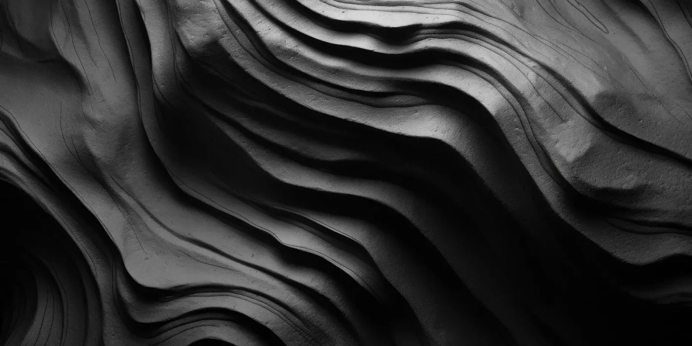 Charcoal Waves 20’X10’ Ultracloth (240 X 120 Inch) Backdrop