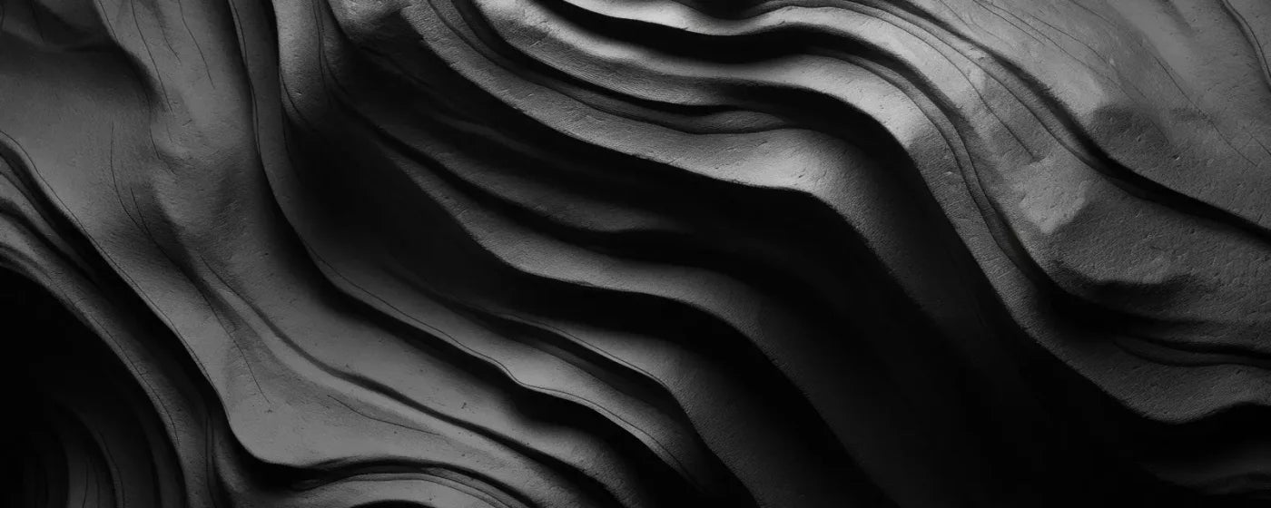 Charcoal Waves 20’X8’ Ultracloth (240 X 96 Inch) Backdrop