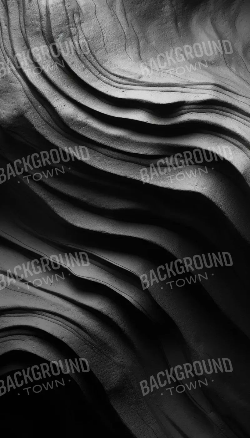 Charcoal Waves 8’X14’ Ultracloth (96 X 168 Inch) Backdrop