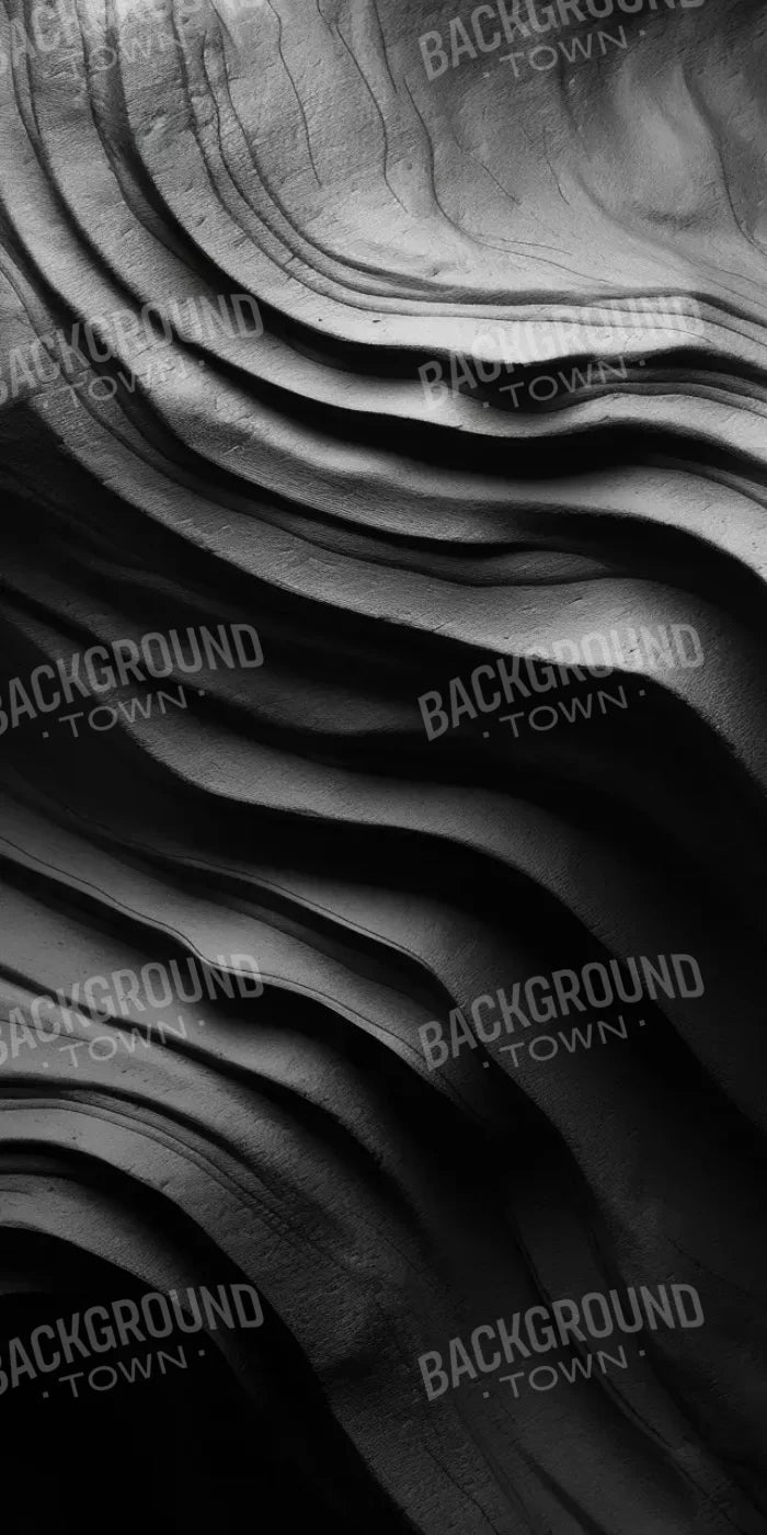 Charcoal Waves 8’X16’ Ultracloth (96 X 192 Inch) Backdrop
