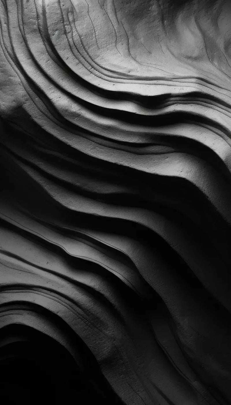 Charcoal Waves 8’X14’ Ultracloth (96 X 168 Inch) Backdrop