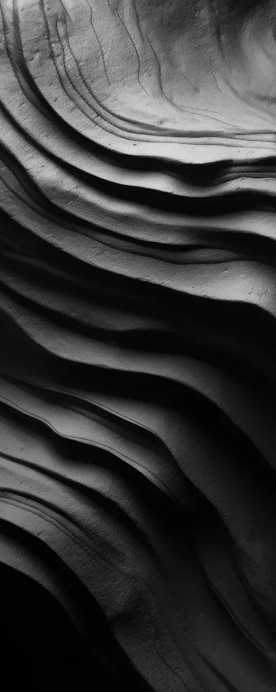 Charcoal Waves 8’X20’ Ultracloth (96 X 240 Inch) Backdrop