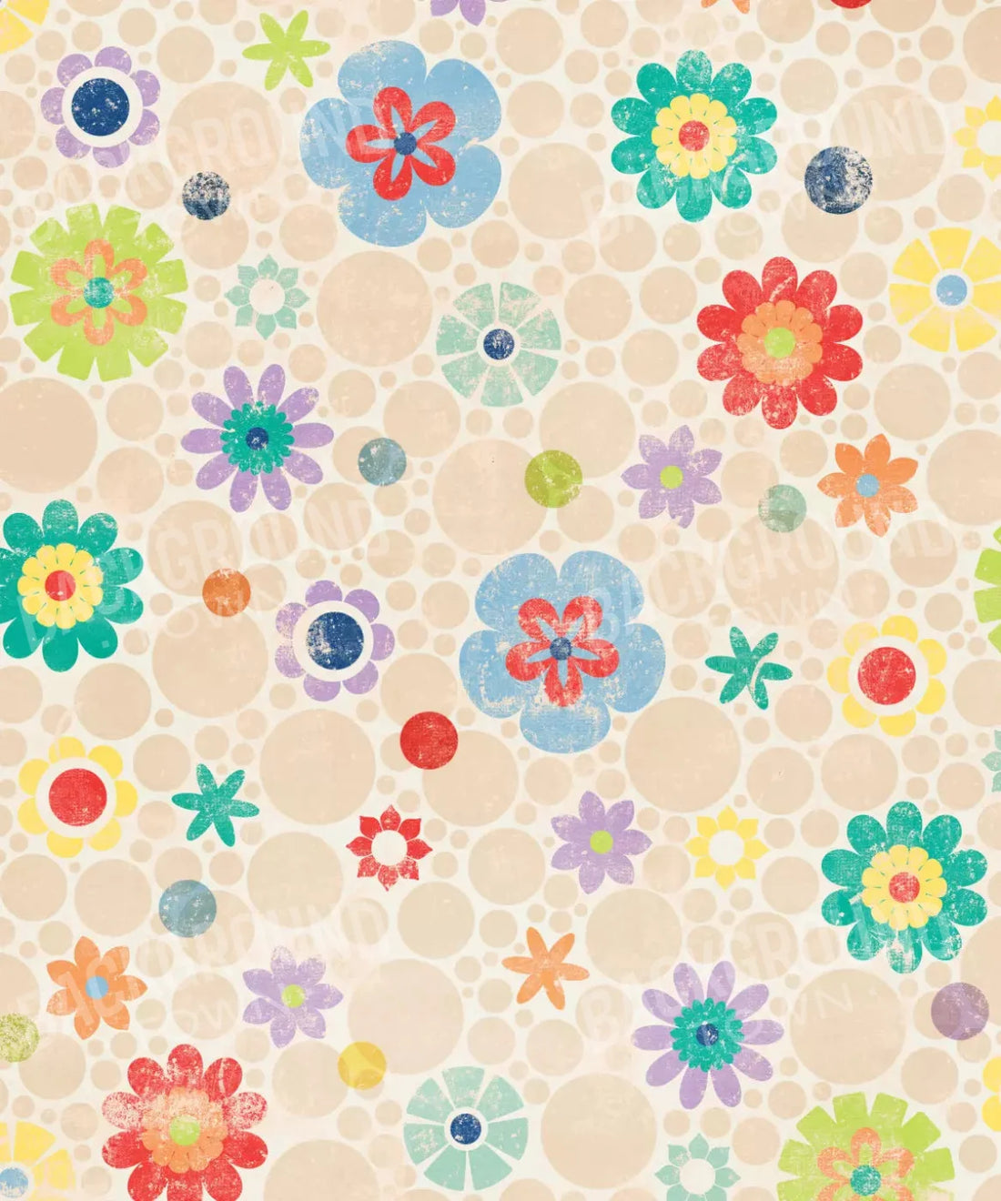 Multi-Color Easter Backdrop for Photography