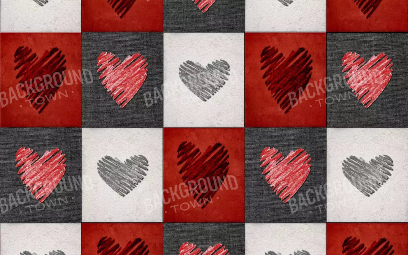 Checkered 14X9 Ultracloth ( 168 X 108 Inch ) Backdrop