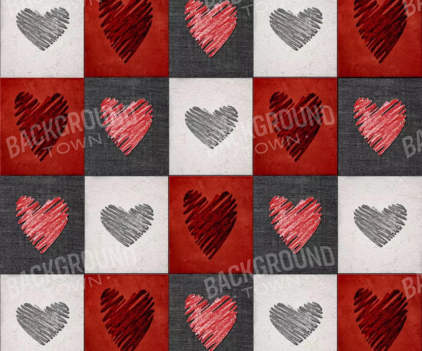 Checkered 5X42 Fleece ( 60 X 50 Inch ) Backdrop