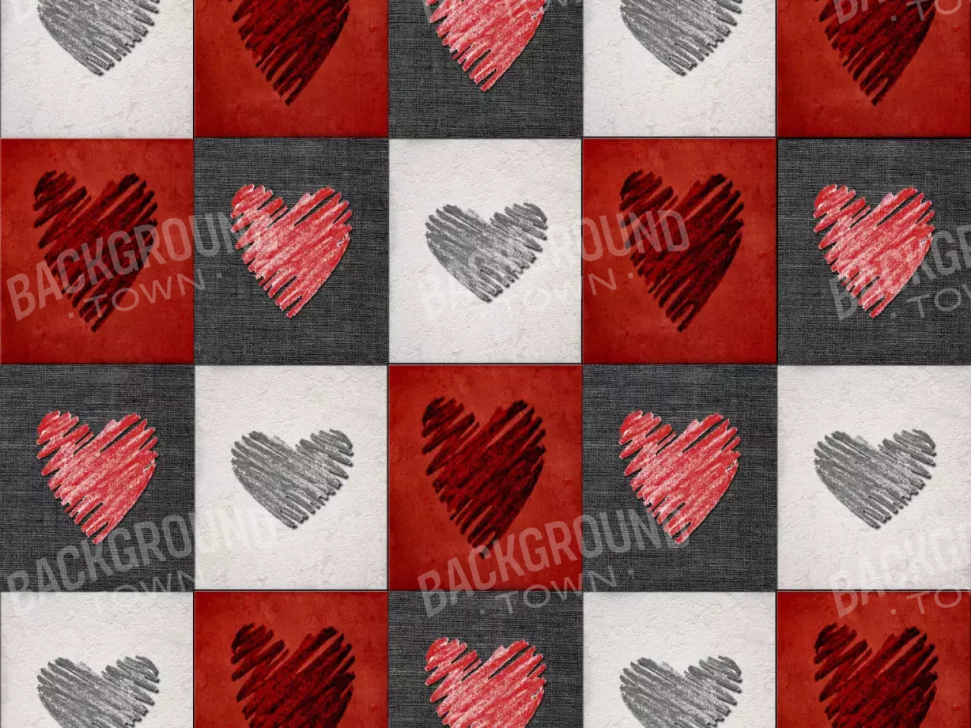 Checkered 7X5 Ultracloth ( 84 X 60 Inch ) Backdrop