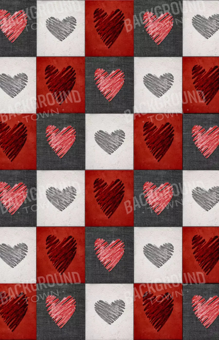 Checkered 8X12 Ultracloth ( 96 X 144 Inch ) Backdrop