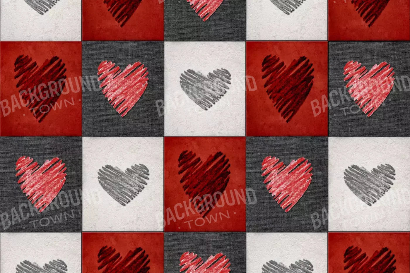 Checkered 8X5 Ultracloth ( 96 X 60 Inch ) Backdrop