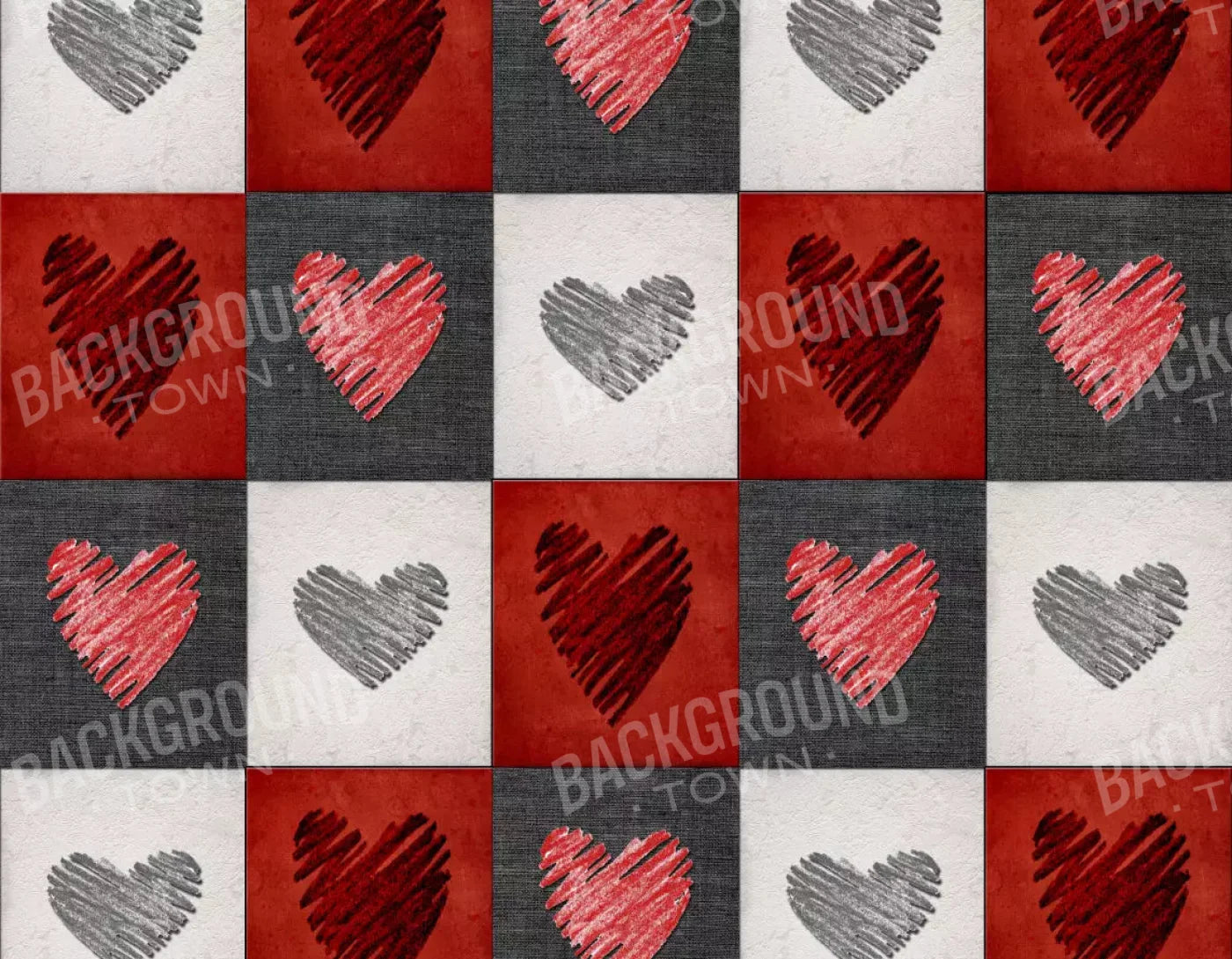 Checkered 8X6 Fleece ( 96 X 72 Inch ) Backdrop