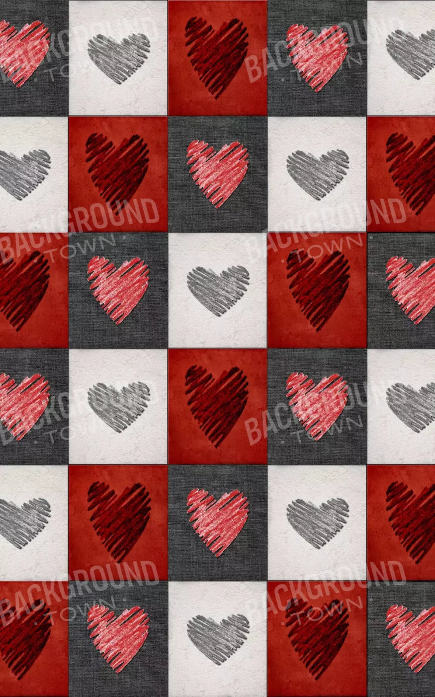 Checkered 9X14 Ultracloth ( 108 X 168 Inch ) Backdrop