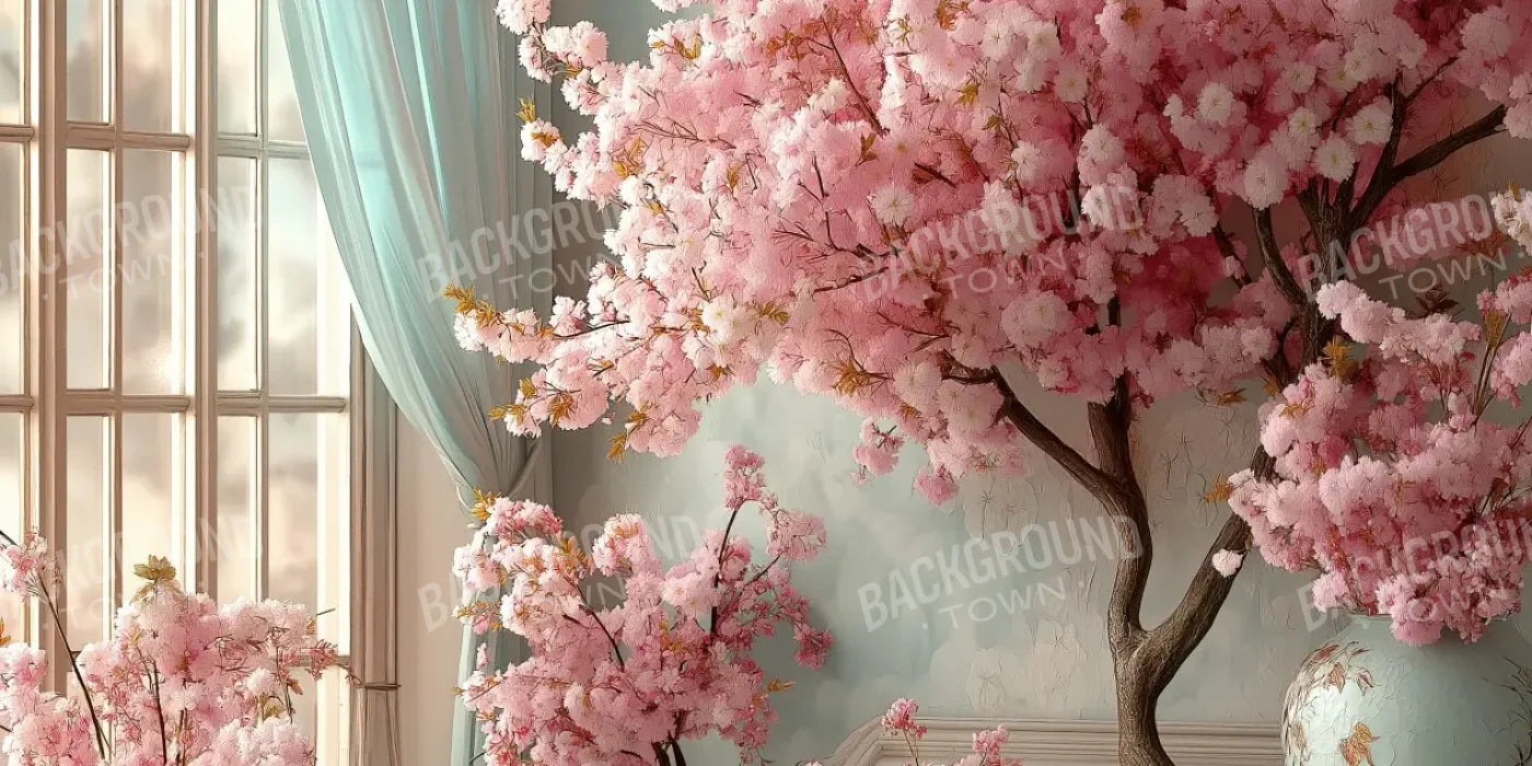 Cherry Bloosom Fall 16’x8’ UltraCloth (192 x 96 inch) Backdrop