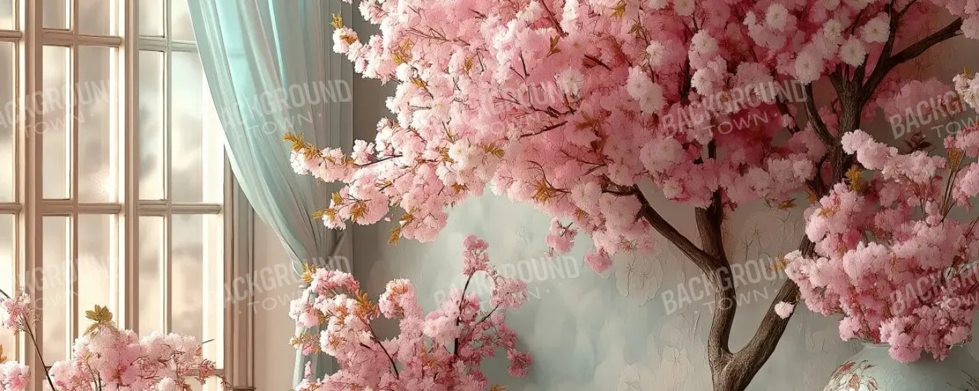 Cherry Bloosom Fall 20’x8’ UltraCloth (240 x 96 inch) Backdrop