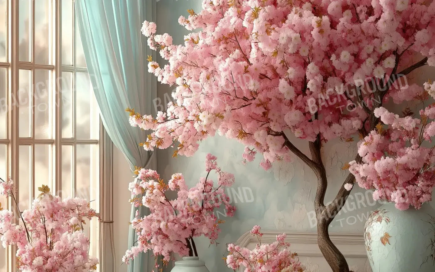 Cherry Bloosom Fall 8’x5’ UltraCloth (96 x 60 inch) Backdrop