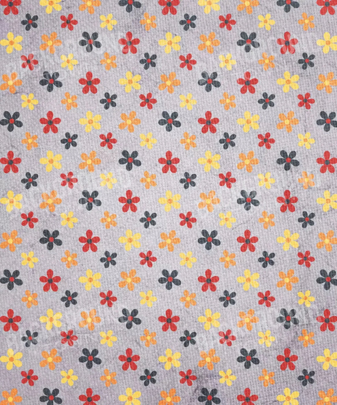 Gray Floral Backdrop for Photography