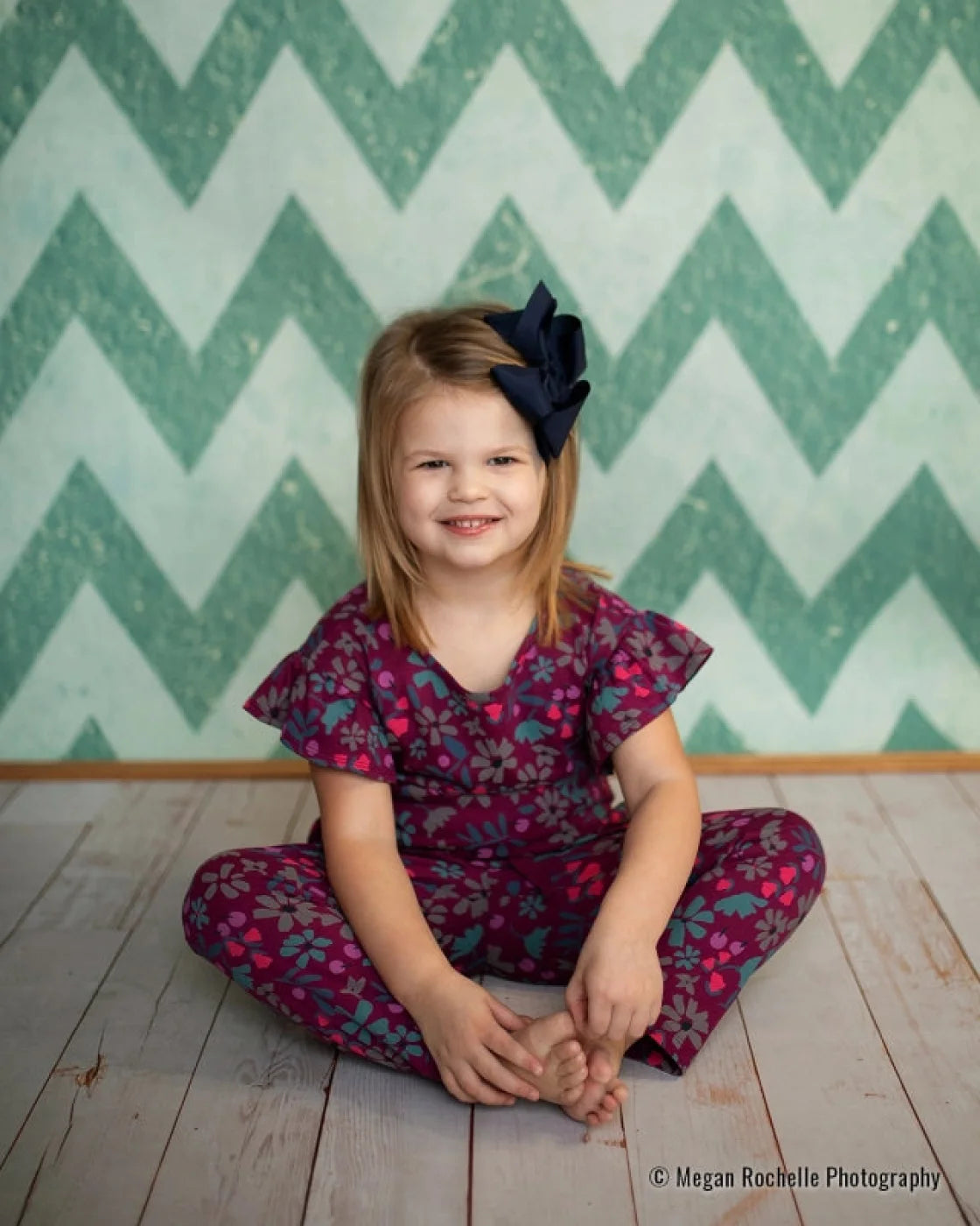 Green Pattern Backdrop for Photography