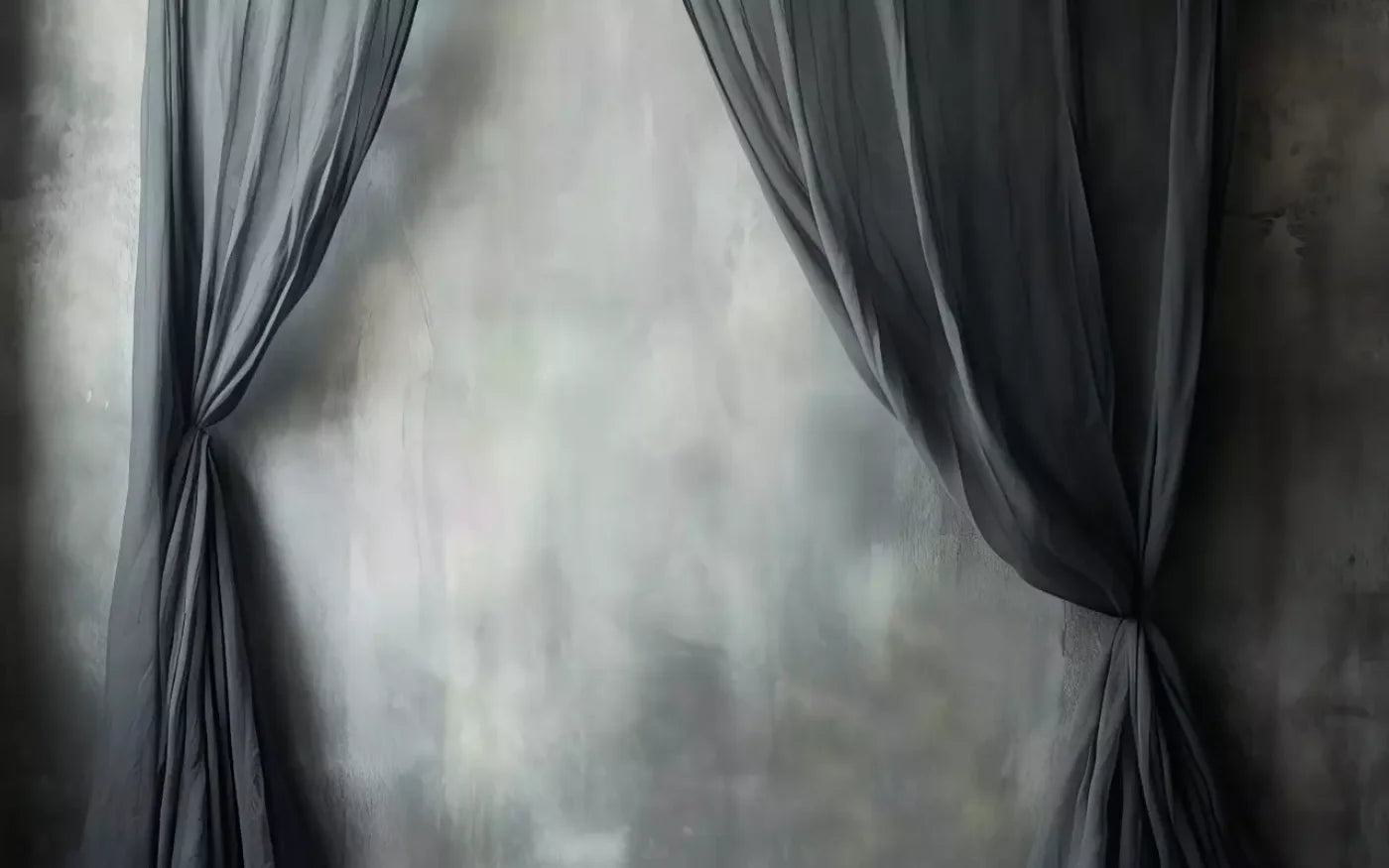 Chiffon Elegance Charcoal Ii 8’X5’ Ultracloth (96 X 60 Inch) Backdrop